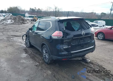 2016 Nissan Rogue Sl z USA, uszkodzony, nr VIN 5N1AT2MV7GC740193